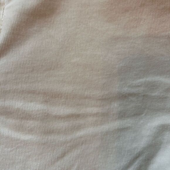 Talbots Women's Straight Leg Cream corduroy Jeans - Picture 4 of 8